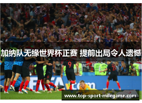 加纳队无缘世界杯正赛 提前出局令人遗憾